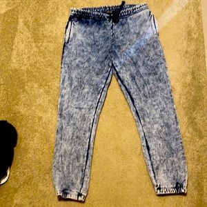 Talentless acid wash heavy duty sweats